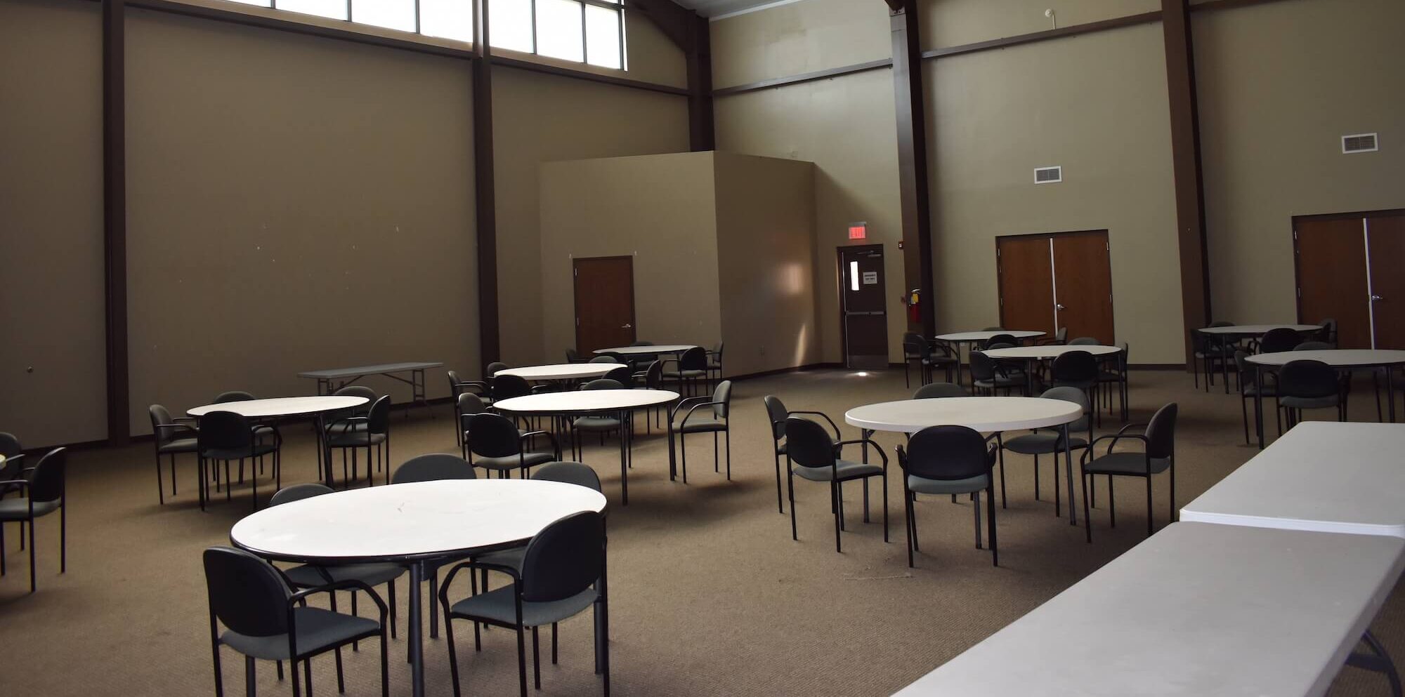 Interior of large meeting space